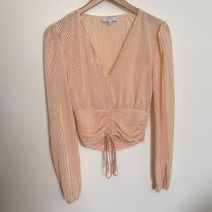 RIHOAS Blush V-Neck Blouse